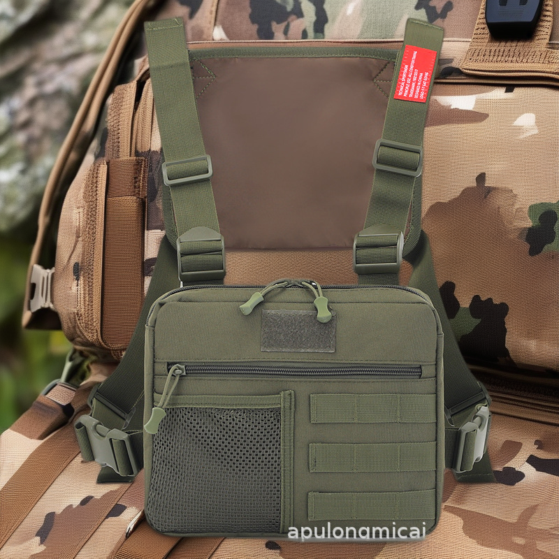 2022 Tactical Camouflage Chest Bag - Men's Functional Vest Backpack for Camping & Tooling