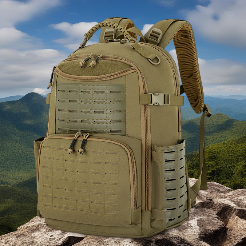 Tactical Camouflage Multi-Functional Large Capacity Hiking Backpack