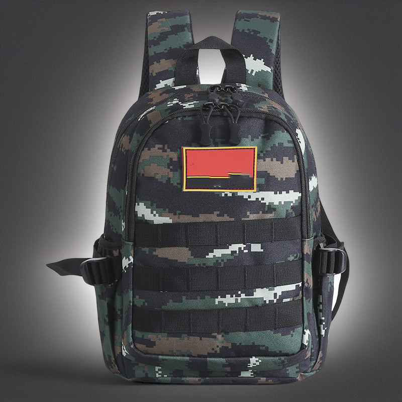 Tactical Camo Backpack for Kids - Summer Camp & Survival Snack Bag
