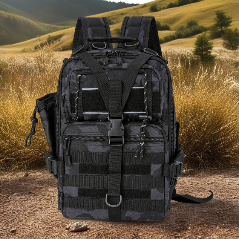 Tactical Multifunctional Large Capacity Camouflage Chest Bag - Outdoor Sports & Fishing Backpack