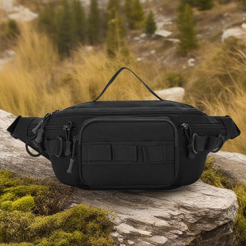 2024 Luya Tactical Waist Bag - Men's Outdoor Running & Cycling Multifunctional Crossbody Backpack
