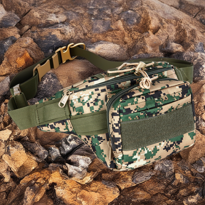 Tactical Multi-Purpose Camouflage Waist Bag - Outdoor Sports Essential