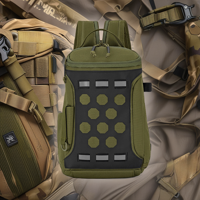 Tactical Luya Multi-Functional Outdoor Travel Backpack - Large Capacity Crossbody Chest Bag