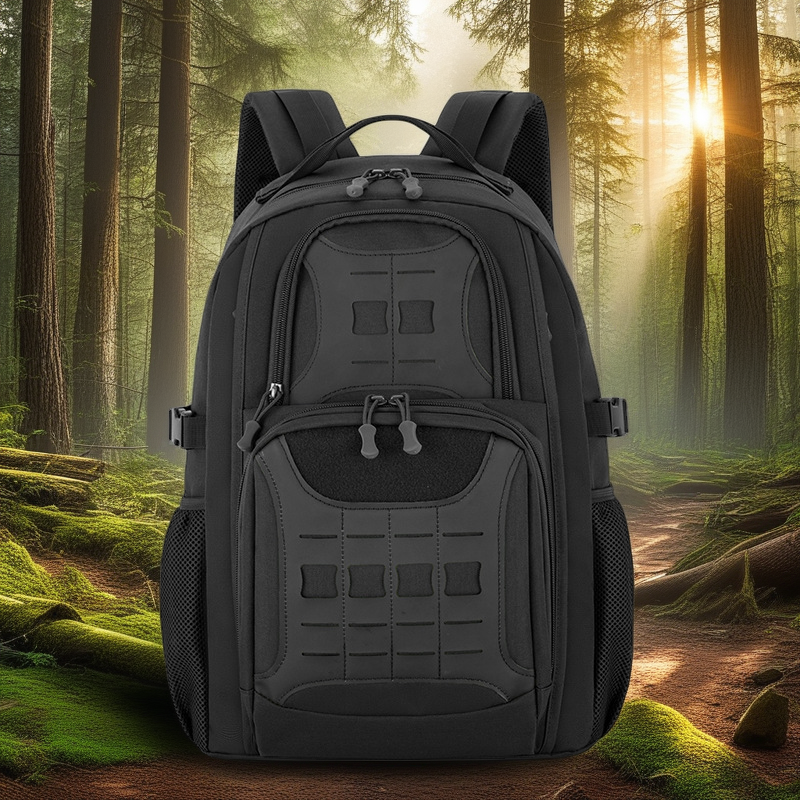 Tactical Camouflage Backpack - Large Capacity Multifunctional Outdoor Gear for Mountaineering, Hiking & Camping