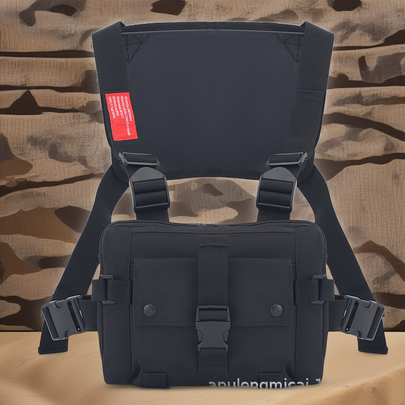 Tactical Multifunctional Outdoor Sports Chest Bag - Men's Locomotive Tooling Satchel