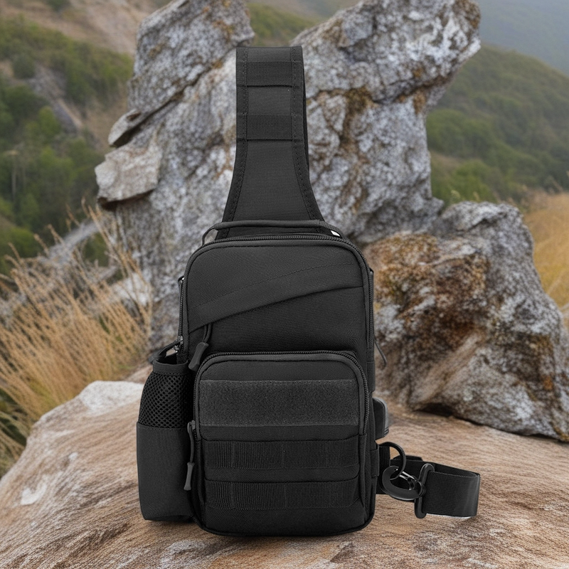 2023 Tactical Camouflage Crossbody Chest Bag for Men - Outdoor Mountaineering & Cycling