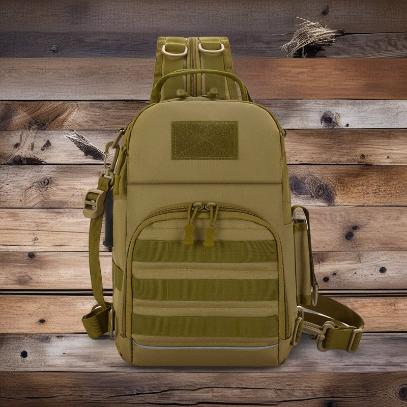 Tactical Outdoor Men's Large Capacity Crossbody Chest Bag - Double-use Travel & Hiking Backpack